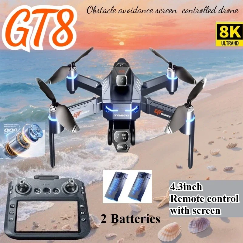 Drone 4K HD GT8 Camera Obstacl - огляд і ціна Drone Multispectral