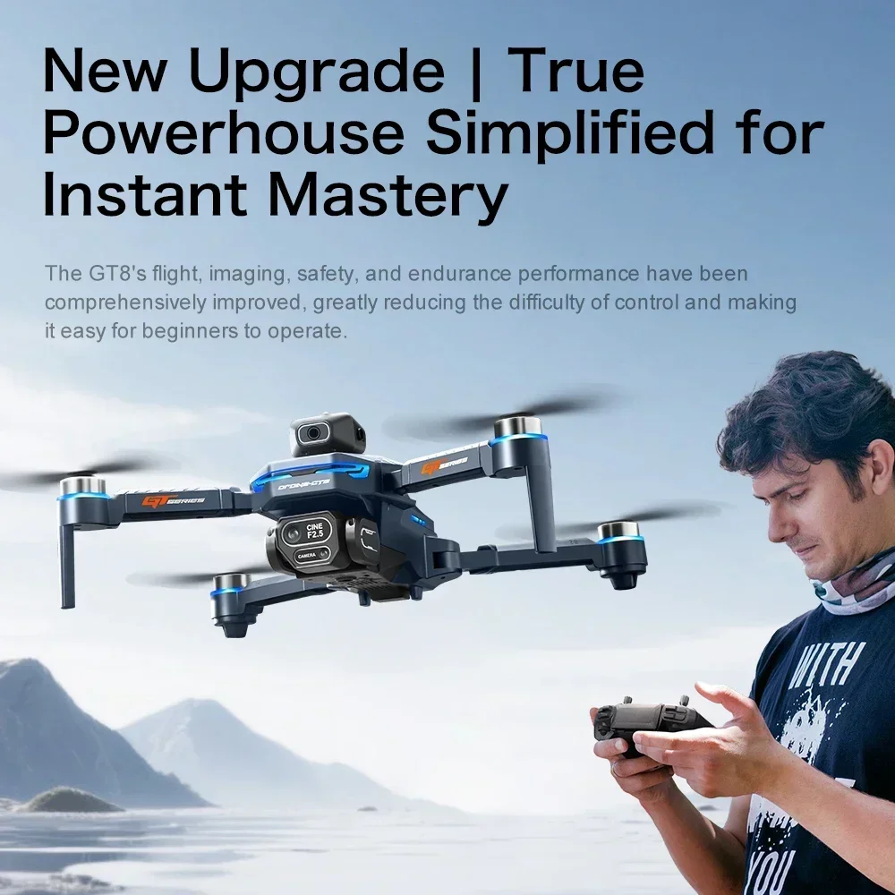 Drone 4K HD GT8 Camera Obstacl - огляд і ціна Drone Multispectral